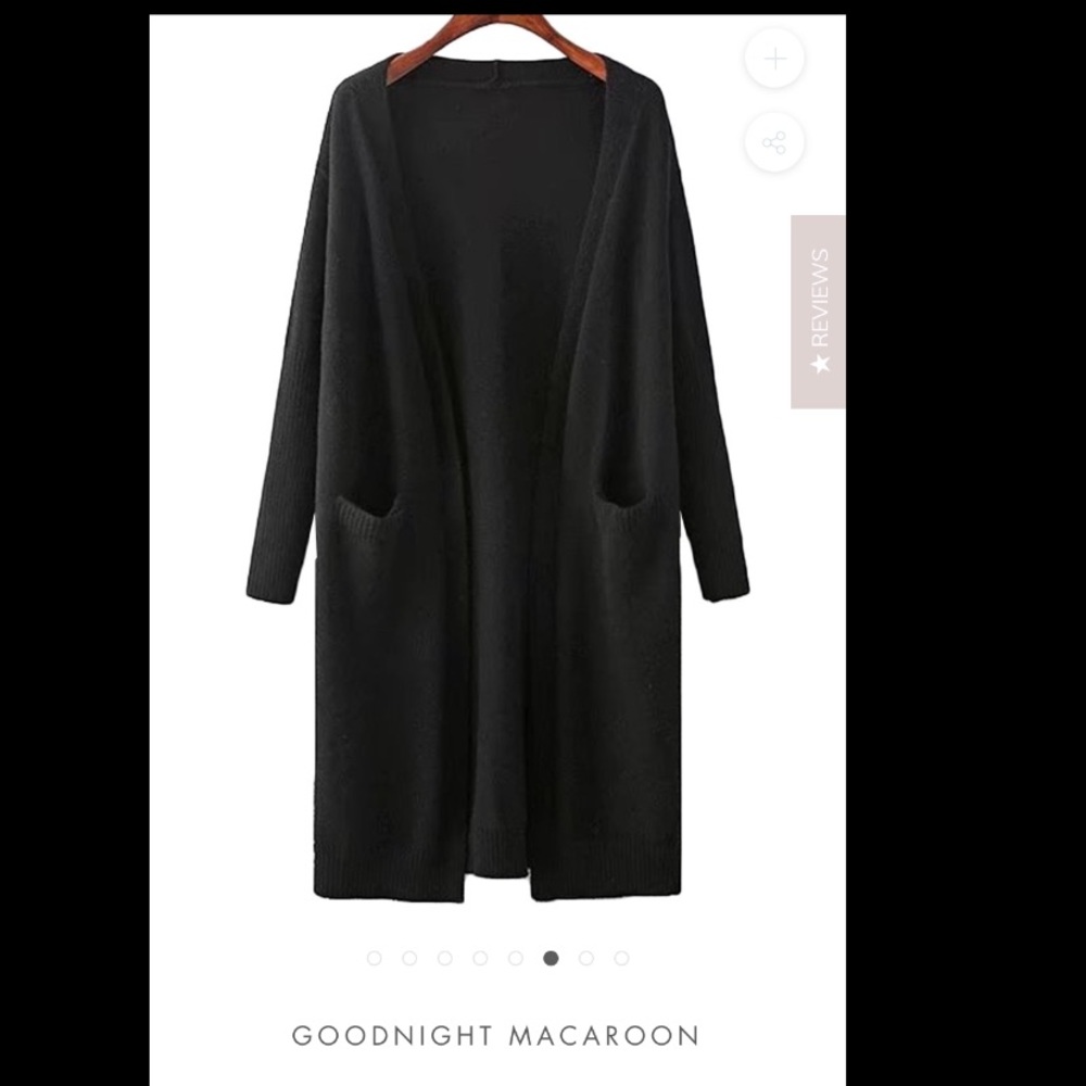 Open Wrap Long Cardigan